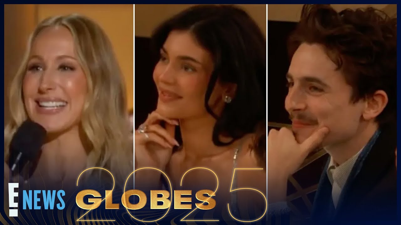 Kylie Jenner REACTS to Timothée Chalamet Digs During Nikki Glaser’s 2025 Golden Globe Monologue | E!