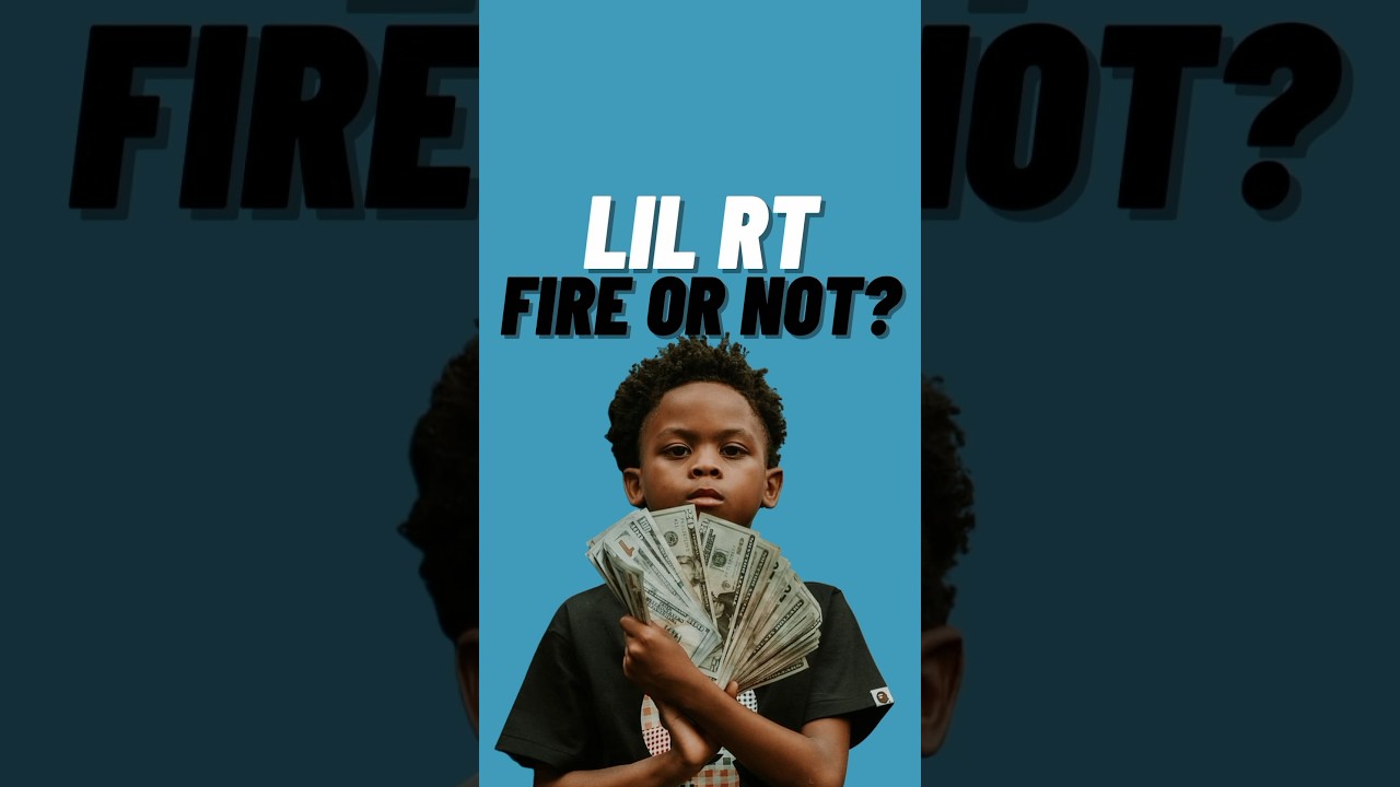 Lil RT The 9 Year Old Rapper! What age is too young to be rapping? 🧃#lilrt