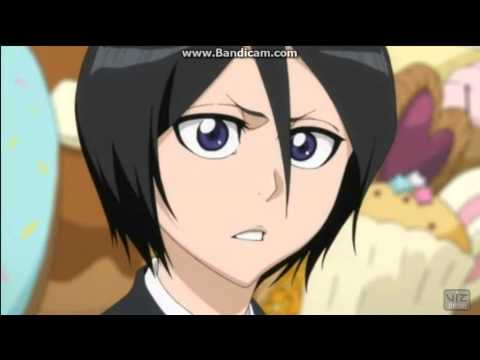 Rukia's weakness for cute things!