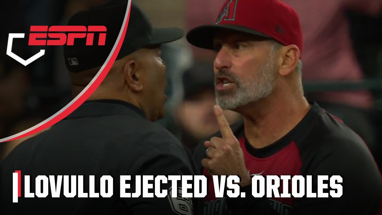 Torey Lovullo gets EJECTED for arguing with umpire Laz Diaz 😳 | ESPN MLB