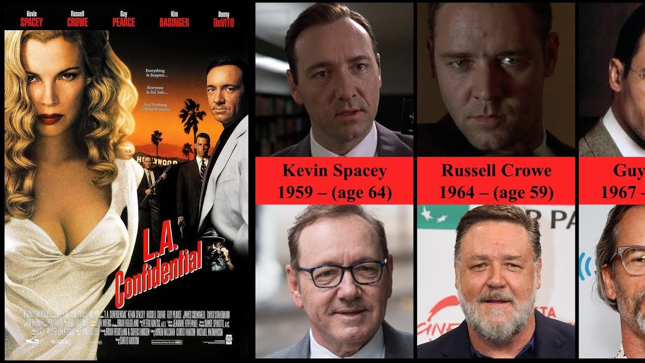 L.A. Confidential Cast (1997) | Then and Now
