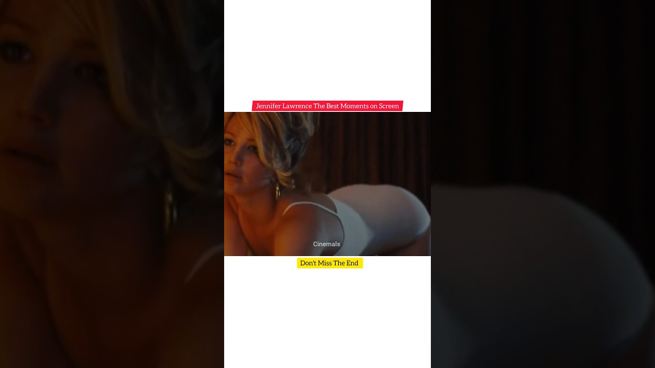 Jennifer Lawrence | The Best Moments on Screen #shorts #ytshorts