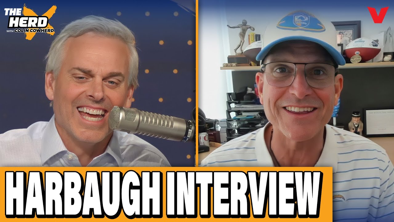 Jim Harbaugh is ALL IN on UPGRADED Los Angeles Chargers w/ Najee Harris | THE HERD w/ Colin Cowherd