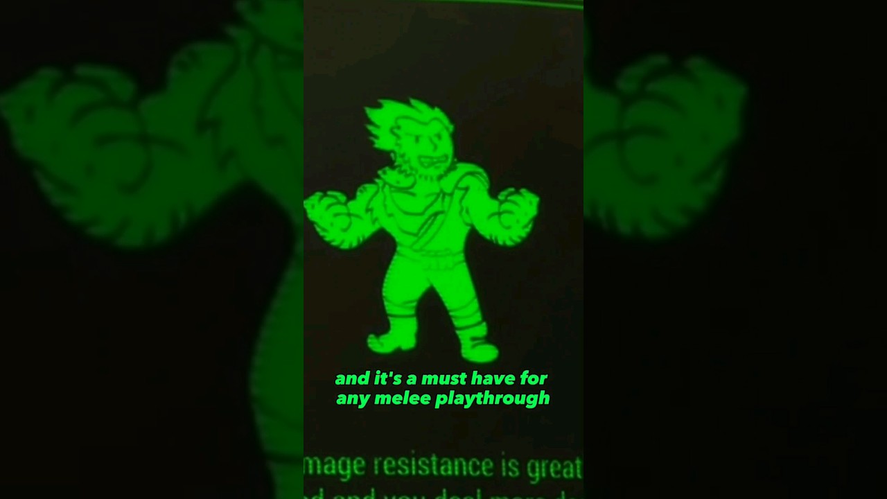 Fallout 4's Must Have MELEE Perk