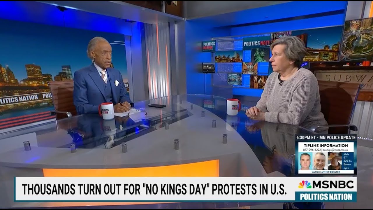 Randi Weingarten joins Rev. Al Sharpton to discuss #NoKings Day