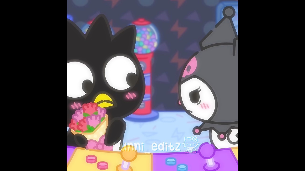 Kuromi and Badtz Maru💜🖤 || Sanrio edit