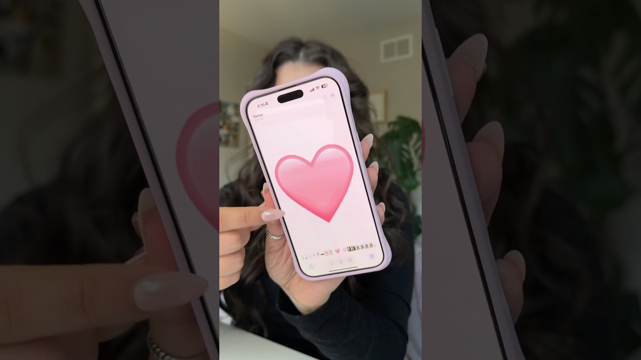 MAKING THE LIGHT PINK EMOJI HEART *FINALLY*✨ #youtubeshorts #shorts #emojis