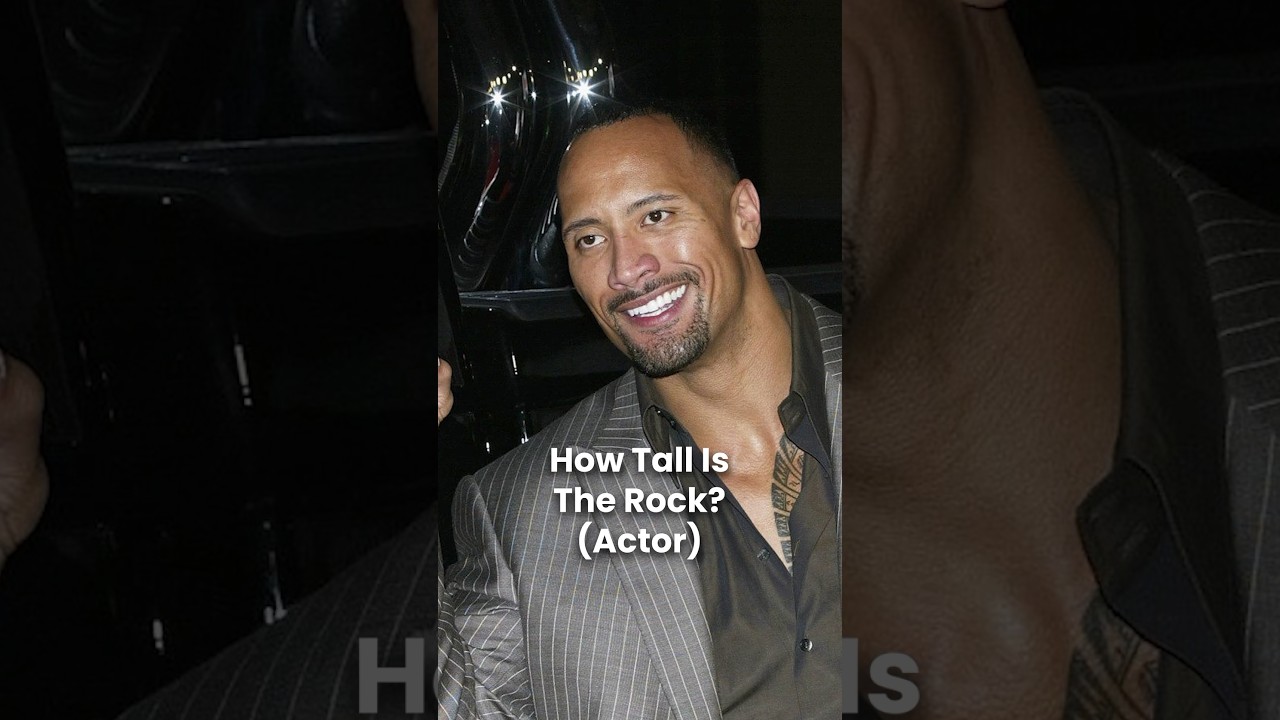 How Tall is Dwayne Johnson (The Rock)? (Height)