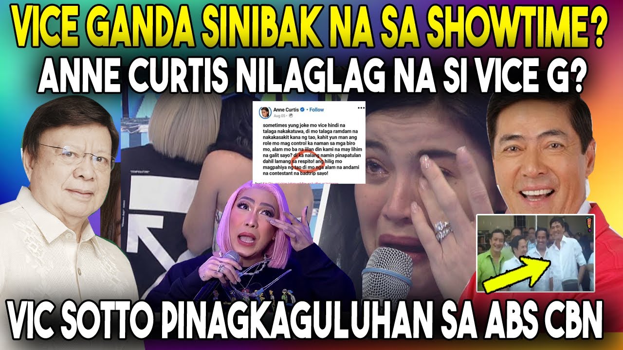 VICE GANDA KINARMA NA SINIBAK SA SHOWTIME!? ANNE CURTIS NILAGLAG NA SI VICE GANDA?