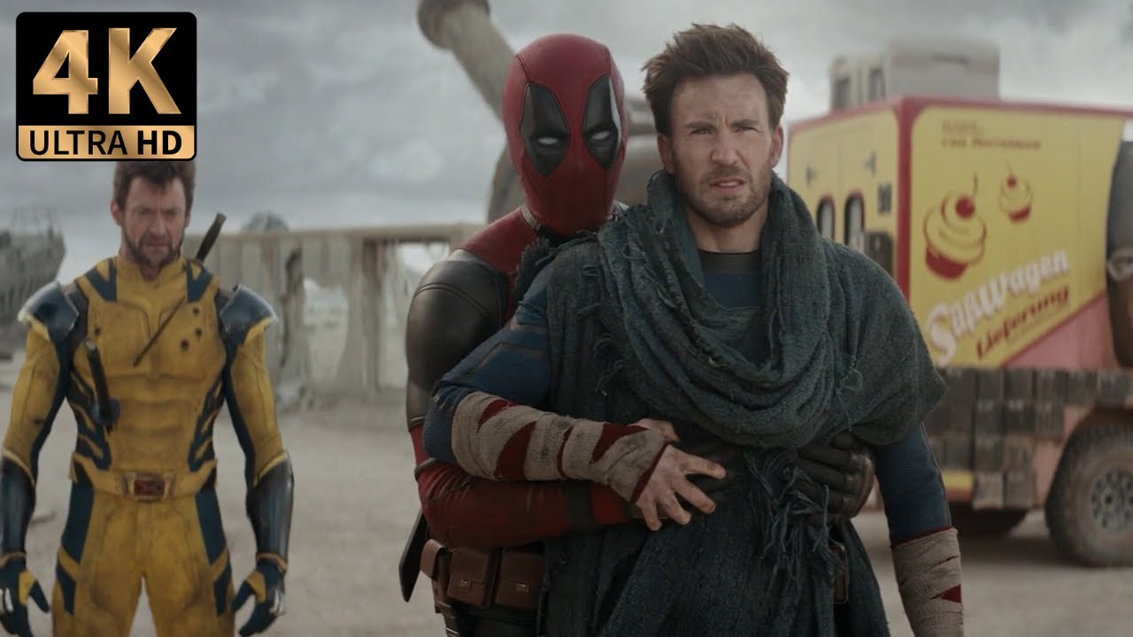 Deadpool and Wolverine (2024) | Meeting Captain Chris Evans - The Human Torch and Pyro 4K [2160p]