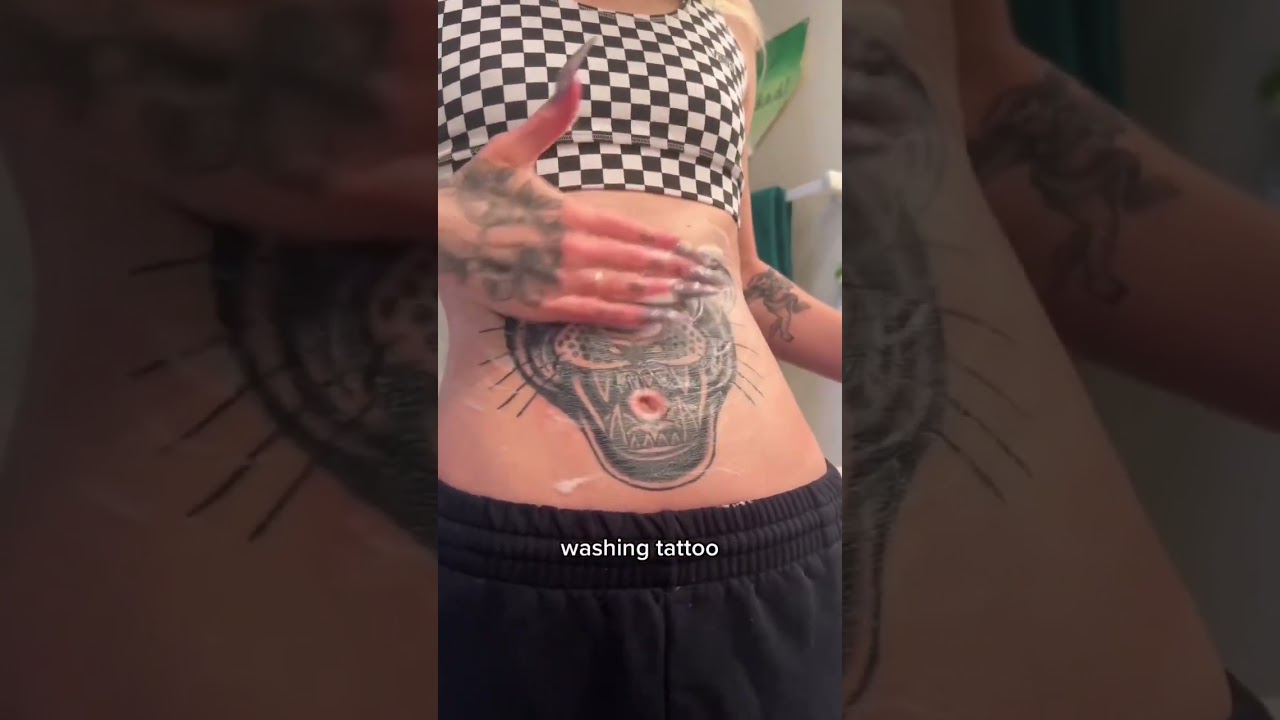 #tattooaftercare with Awliv🖤 #inked #tattoo @Tigerspit