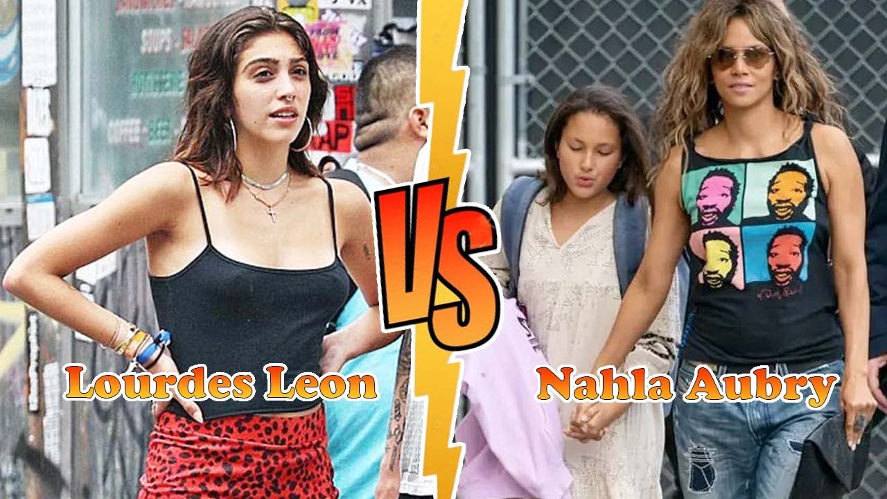 Nahla Aubry (Halle Berry's Daughter) Vs Lourdes Leon (Madonna's Daughter) Transformation ★ 2023