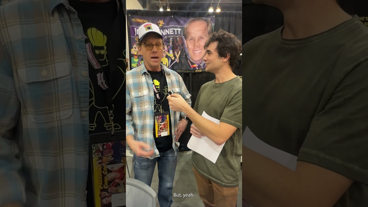 Jeff Bennett Talks About His Favorite Characters To Voice #johnnybravo #voiceacting #actor #comiccon