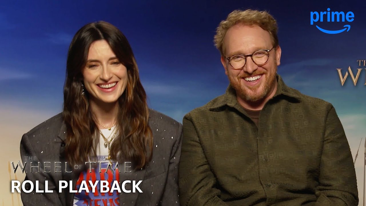 The Cast Reacts to Scenes from The Wheel of Time | Roll Playback | Prime Video