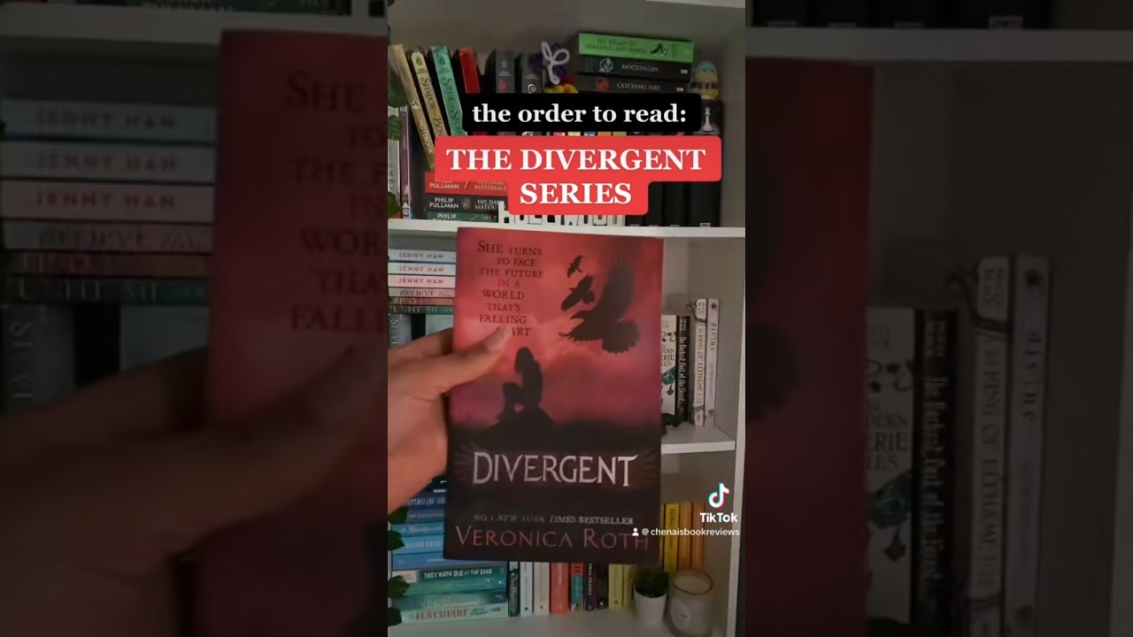 THE ORDER TO READ THE DIVERGENT BOOK SERIES #shorts #books
