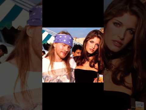 Axl Rose marriage to Erin Everly & relationship with Stephanie Seymour💕#shorts #singer #love #usa