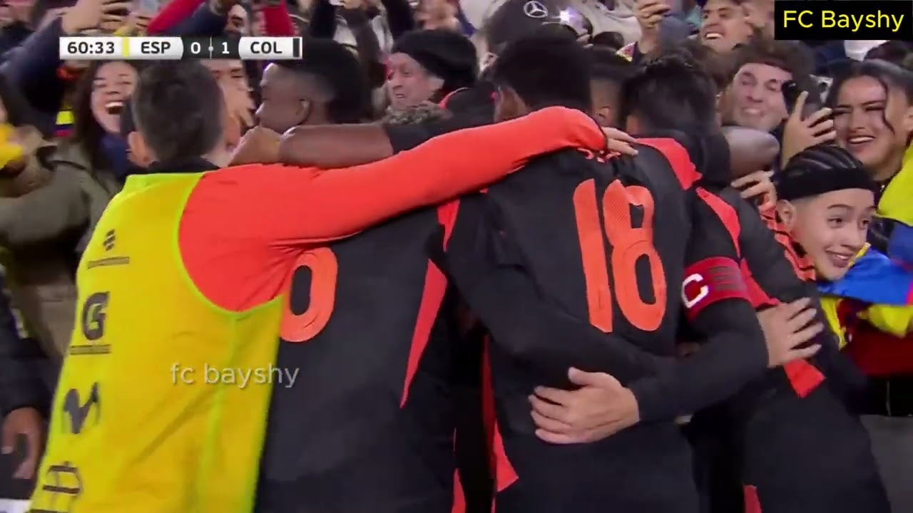 Spain vs Colombia HIGHLIGHTS