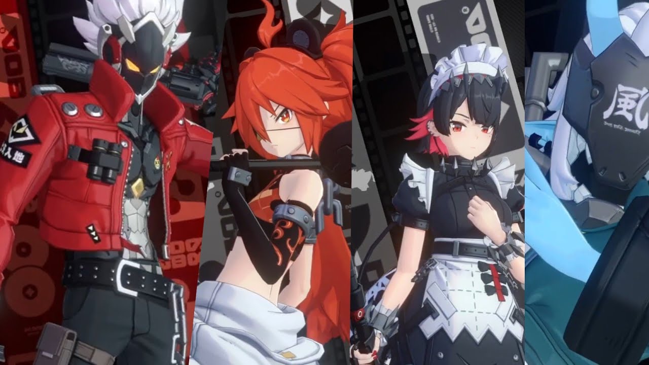 Updated! Zenless Zone Zero - All Characters Poses (Menu Animations)