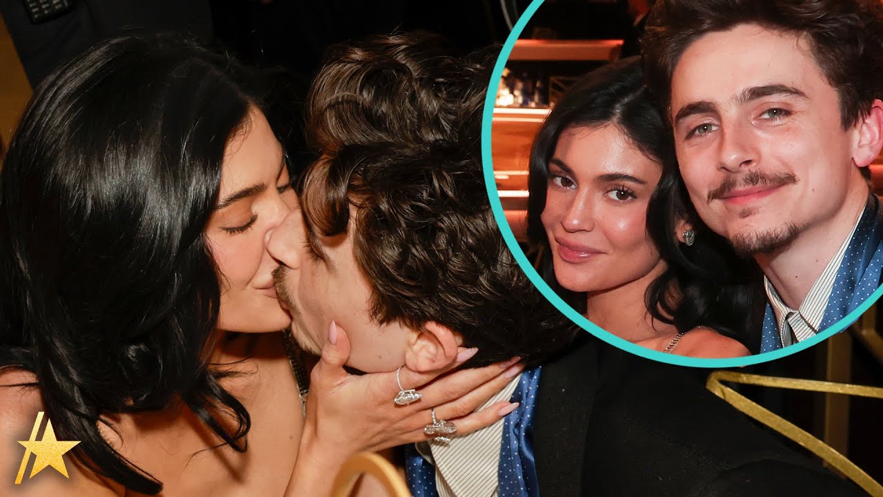 Kylie Jenner & Timothée Chalamet Look So In Love At Golden Globes