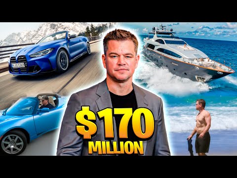Matt Damon's Lifestyle 2023 | Net Worth, Car Collection, Mansion, Private Jet...