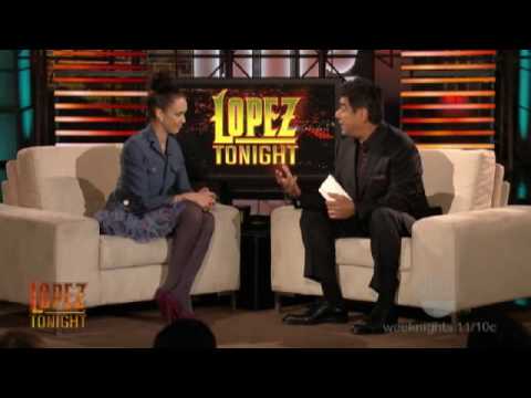 Lopez Tonight - Jessica Alba DNA Test - [December 1, 2009]