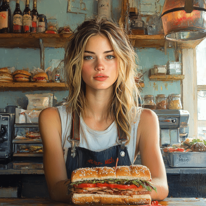something about her sandwich shop