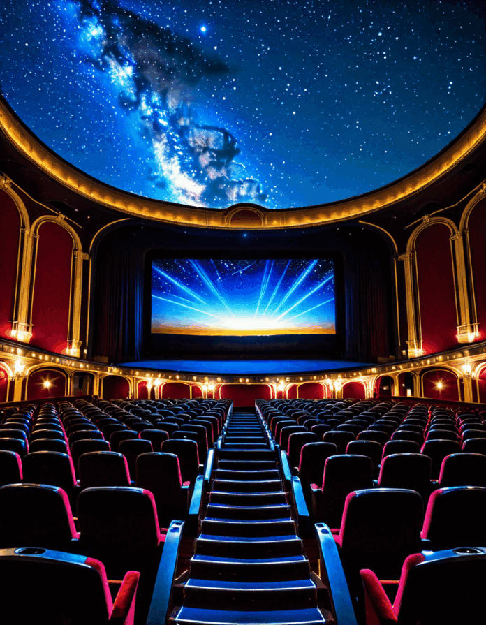 movie in a theater