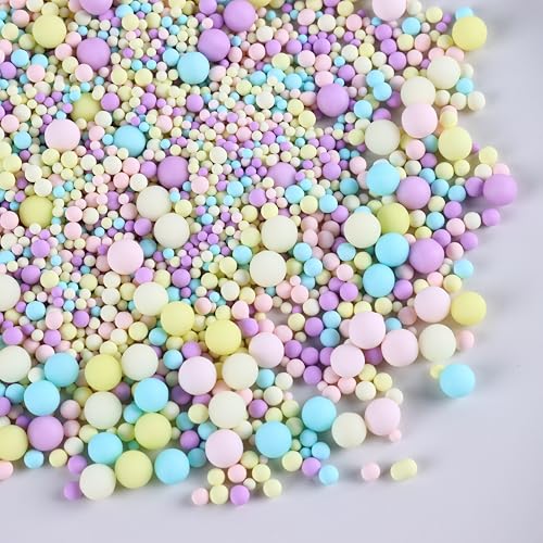 Marcone Pearl Sprinkles Edible Sugar Candy Pearls gOz, Mix Size, Baking Cake Decorations, Ice Cream Toppings and Cookie Decorating, Wedding Party Chirstmas Supplies